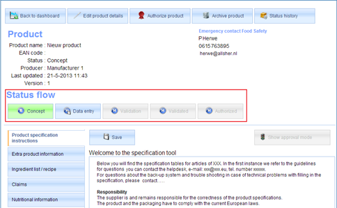 Specify it workflow